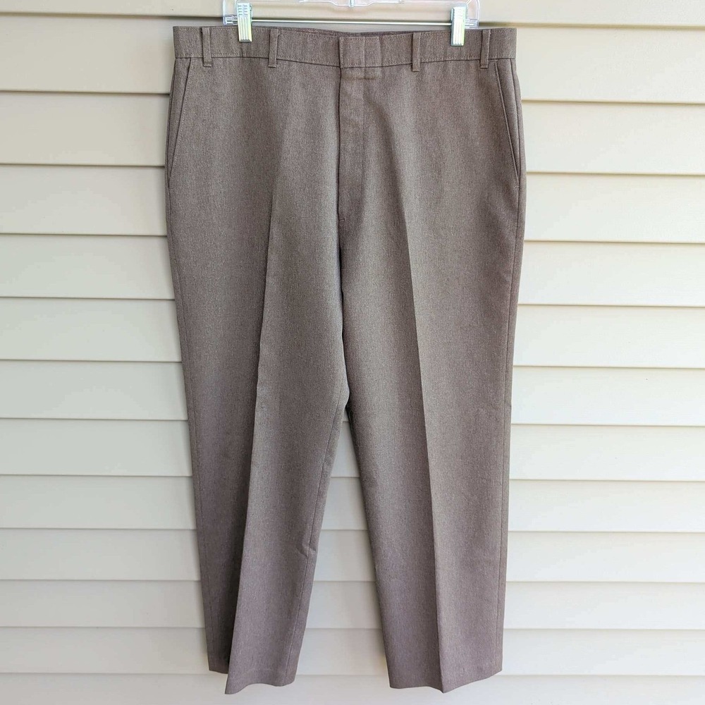 Levi's Action‎ Slacks Mens 39x30 Brown Vintage Straight Leg Dress Pants USA Made